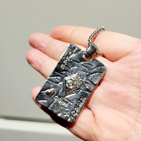 Brand New 3D Jokers Silver Necklace - Picture 4 of 8